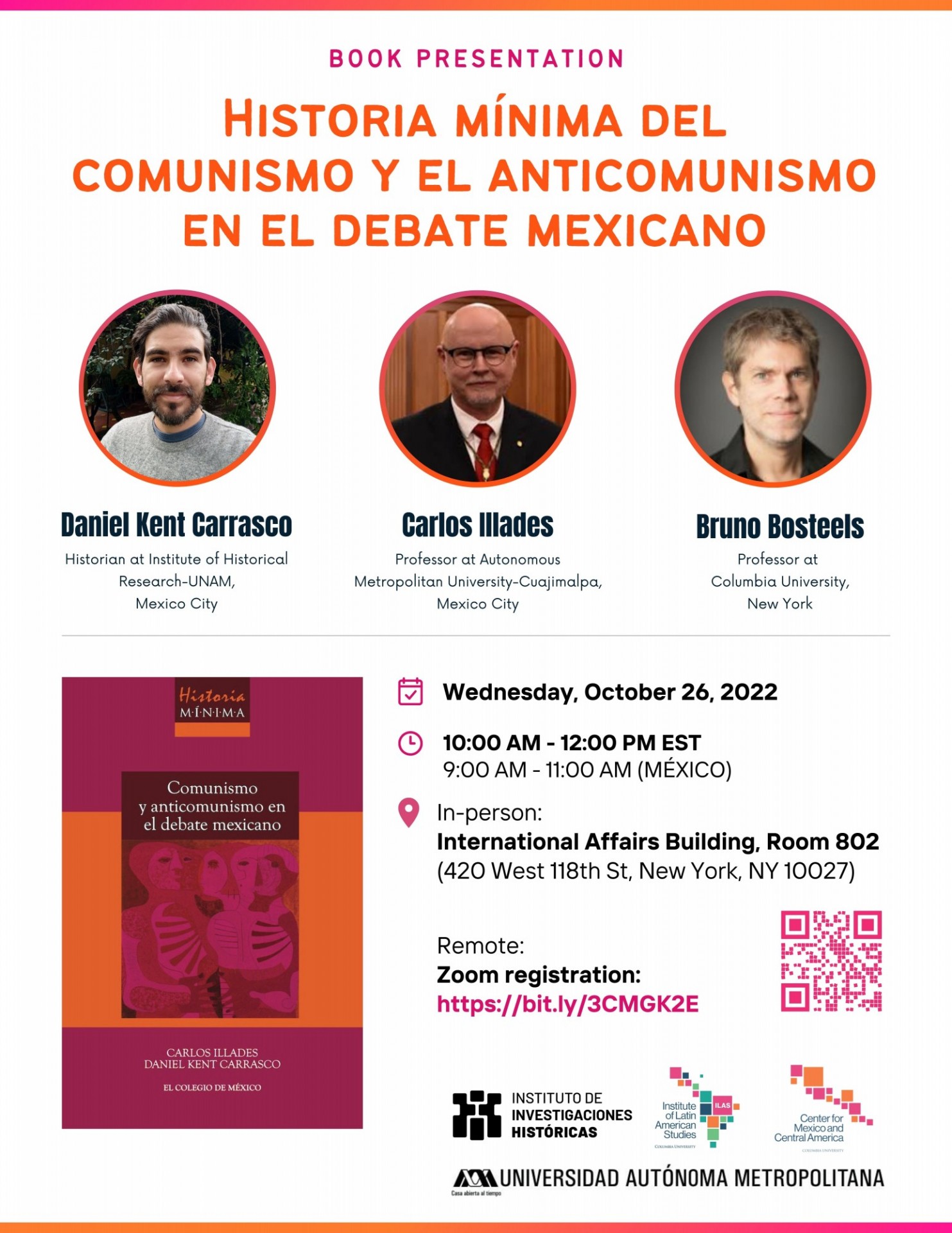 flyer: Historia mínima del comunismo y el anticomunismo