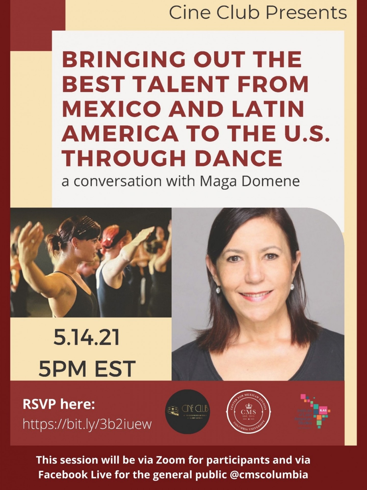 Maga Domene at Columbia - Bringing out the Best Talent from Mexico and Latin America to the U.S. through Dance 
