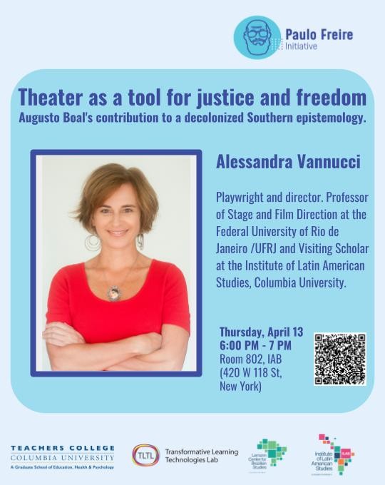 Theater as a Tool for Justice and Freedom 
