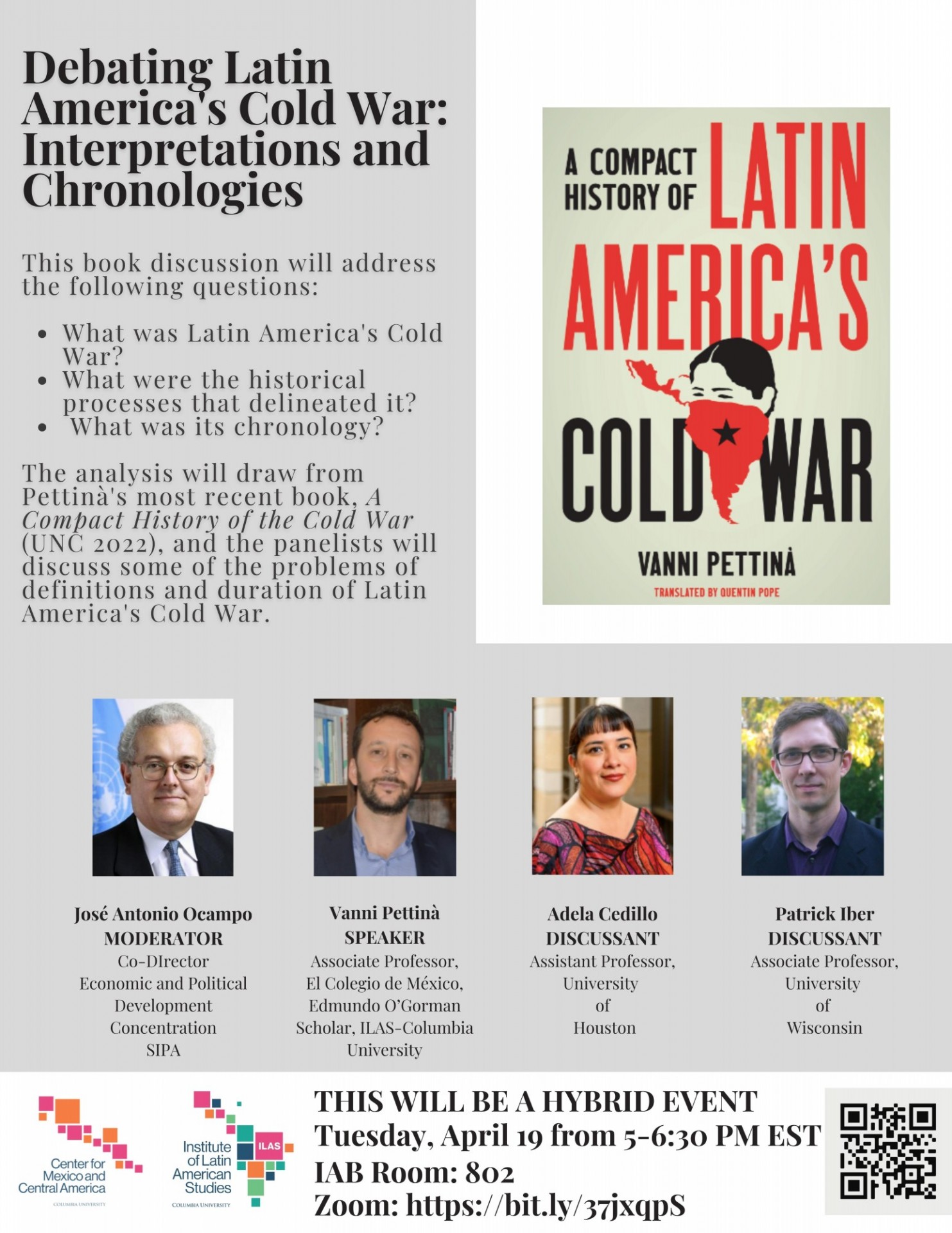 Flyer: Debating Latin America's Cold War: Interpretations and Chronologies 