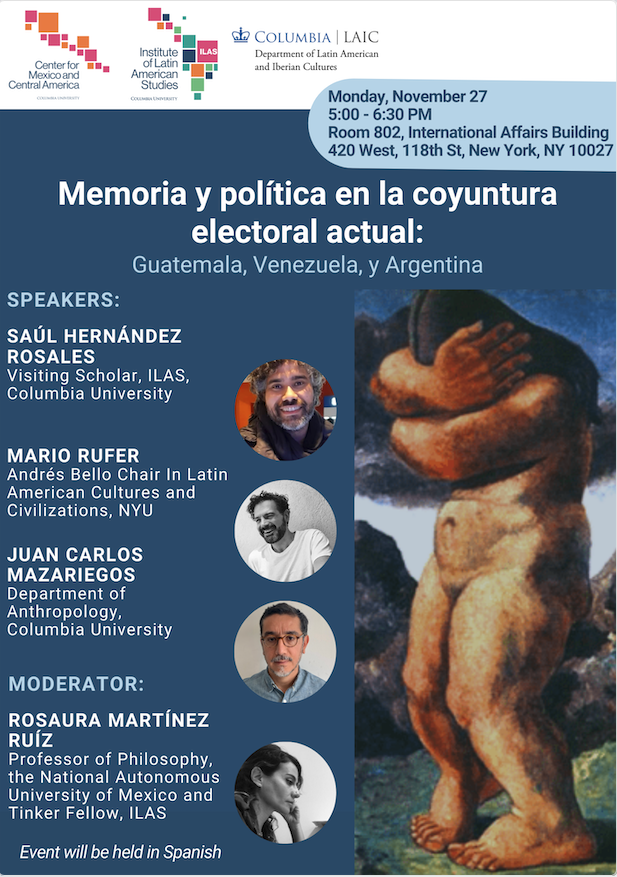 Flyer, memoreia y politica en la coyuntura electoral actual