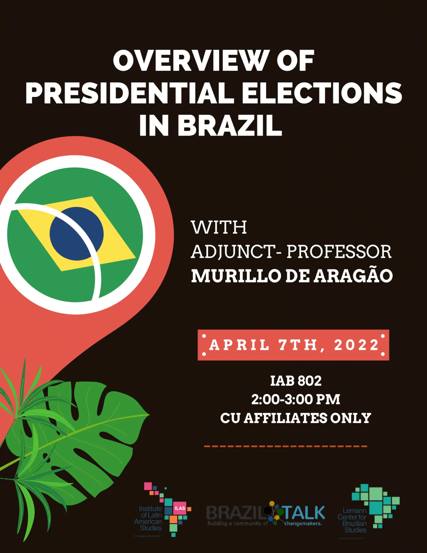 Flyer for the event