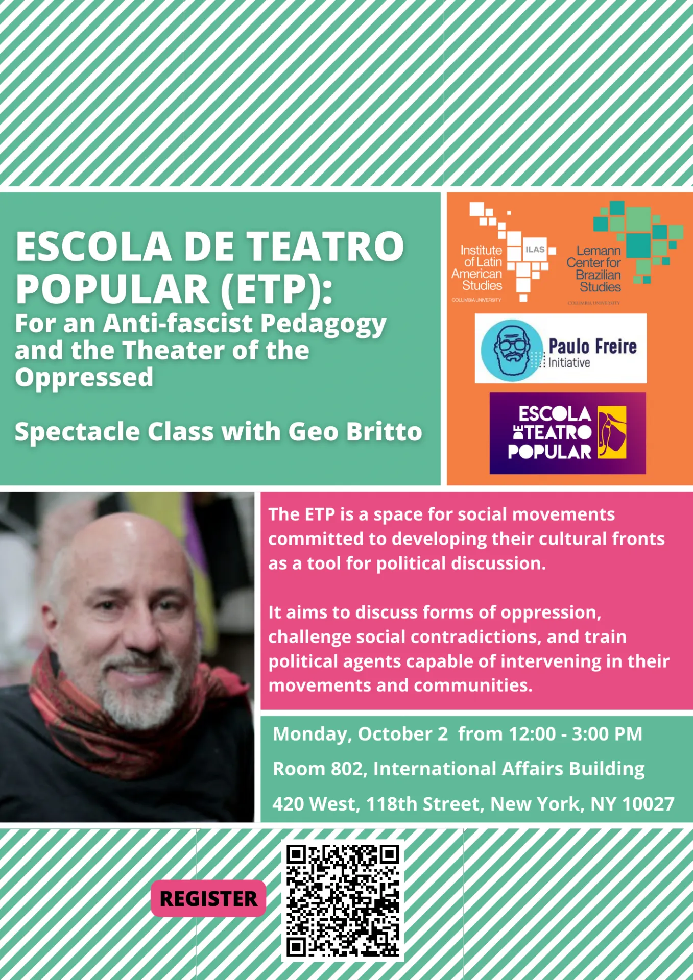 Flyer for the event