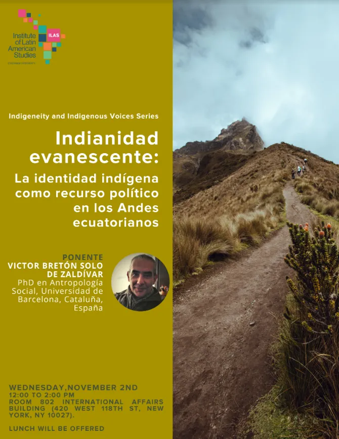 Flyer for the event