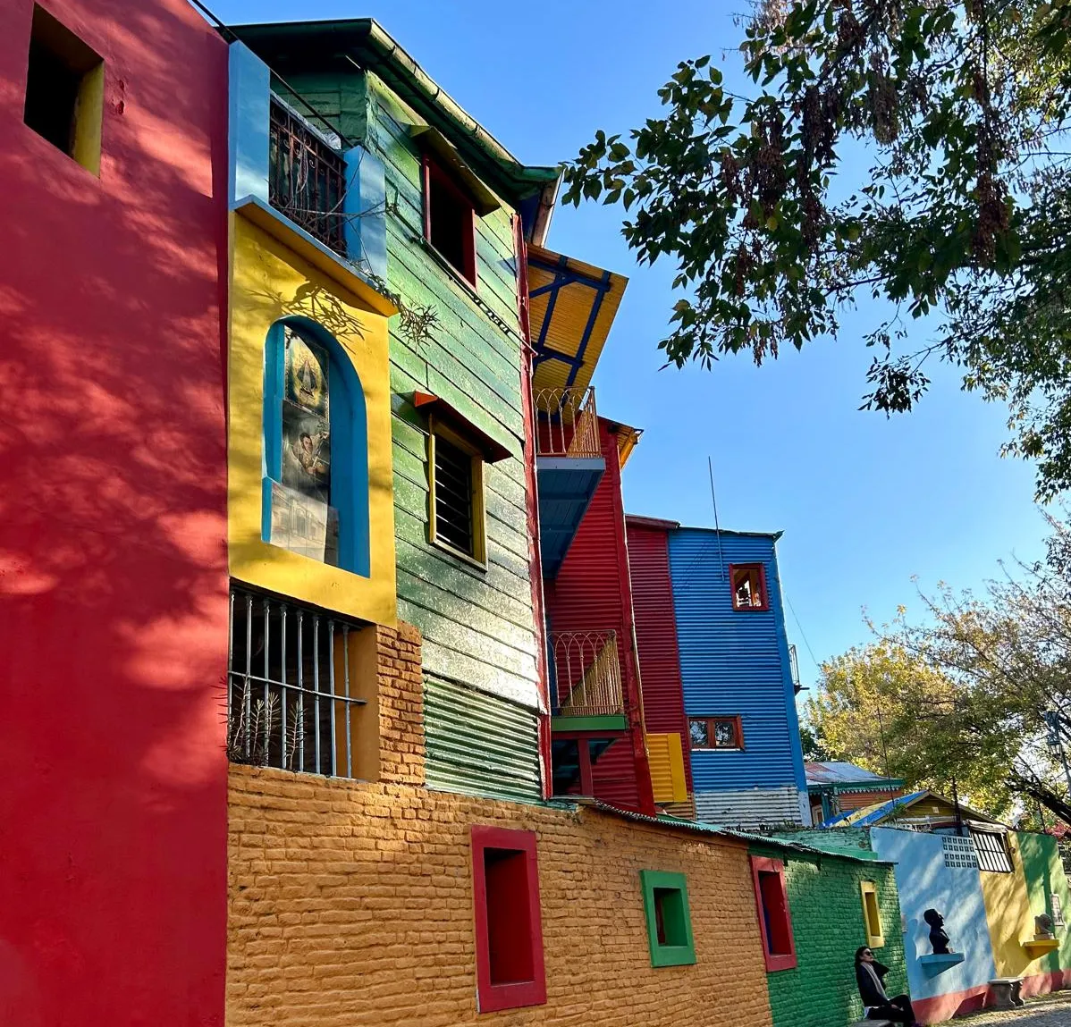 Colorful building in Latin America