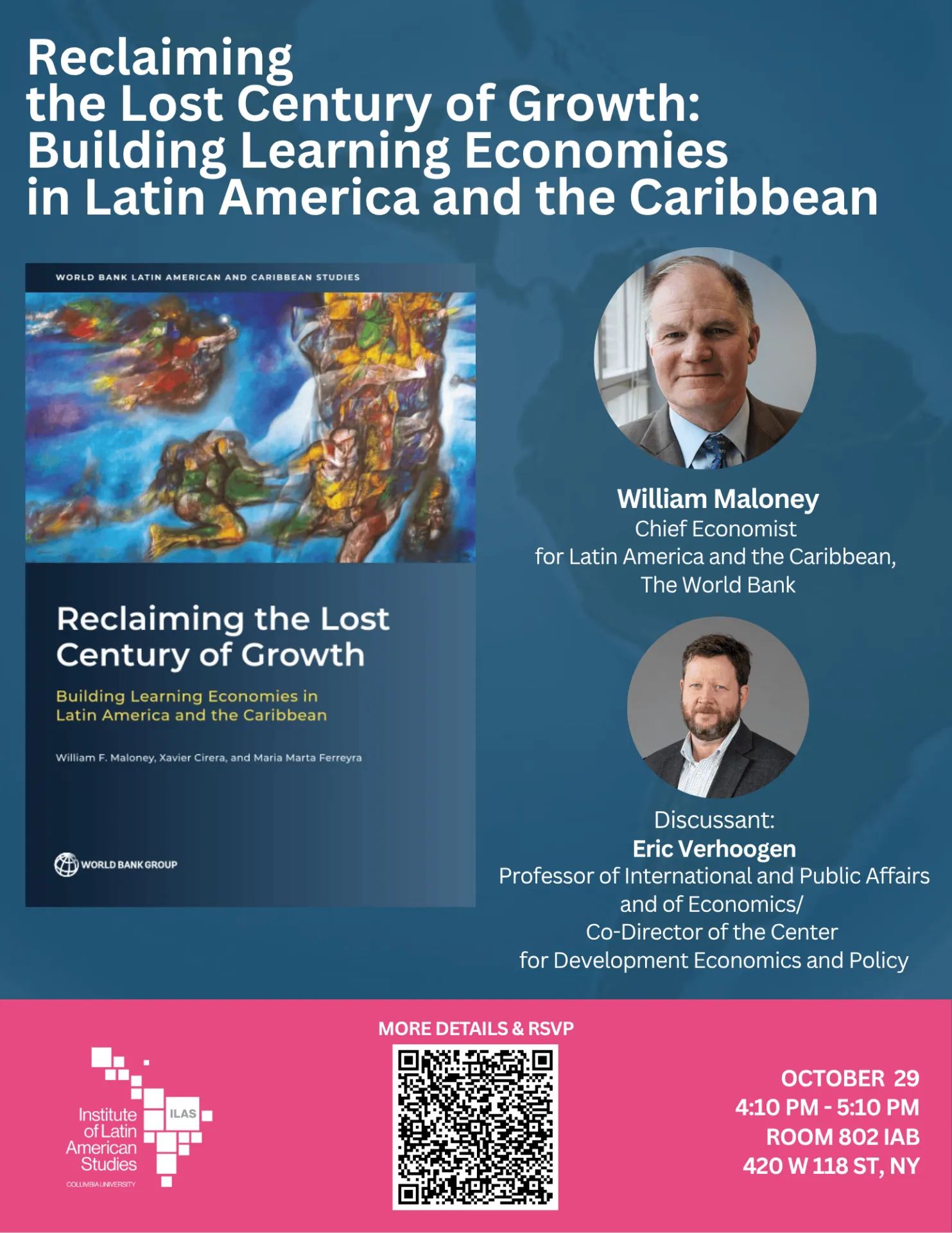 flyer with book cover