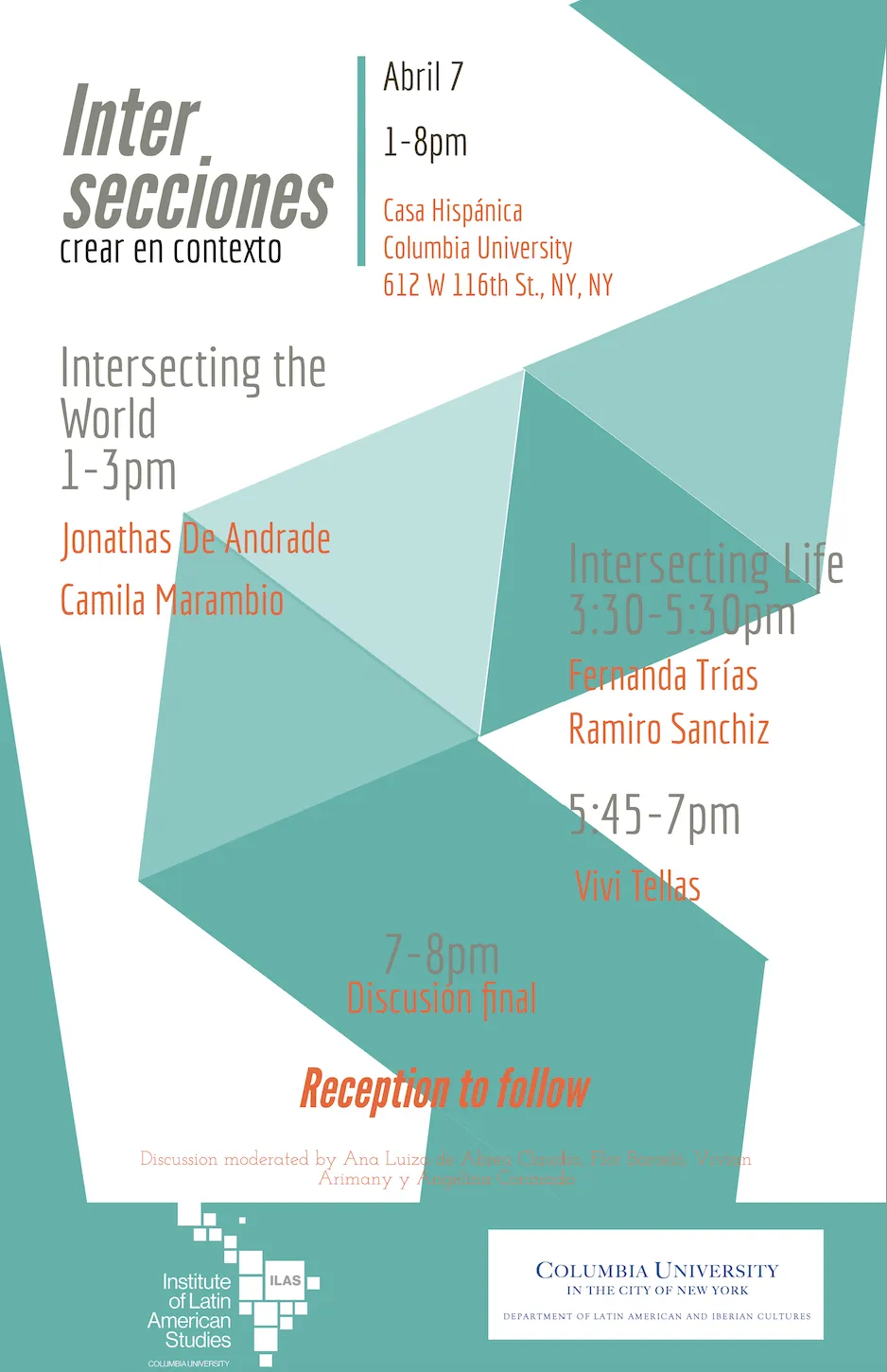 Event flyer with information 