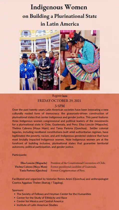 Flyer for the event
